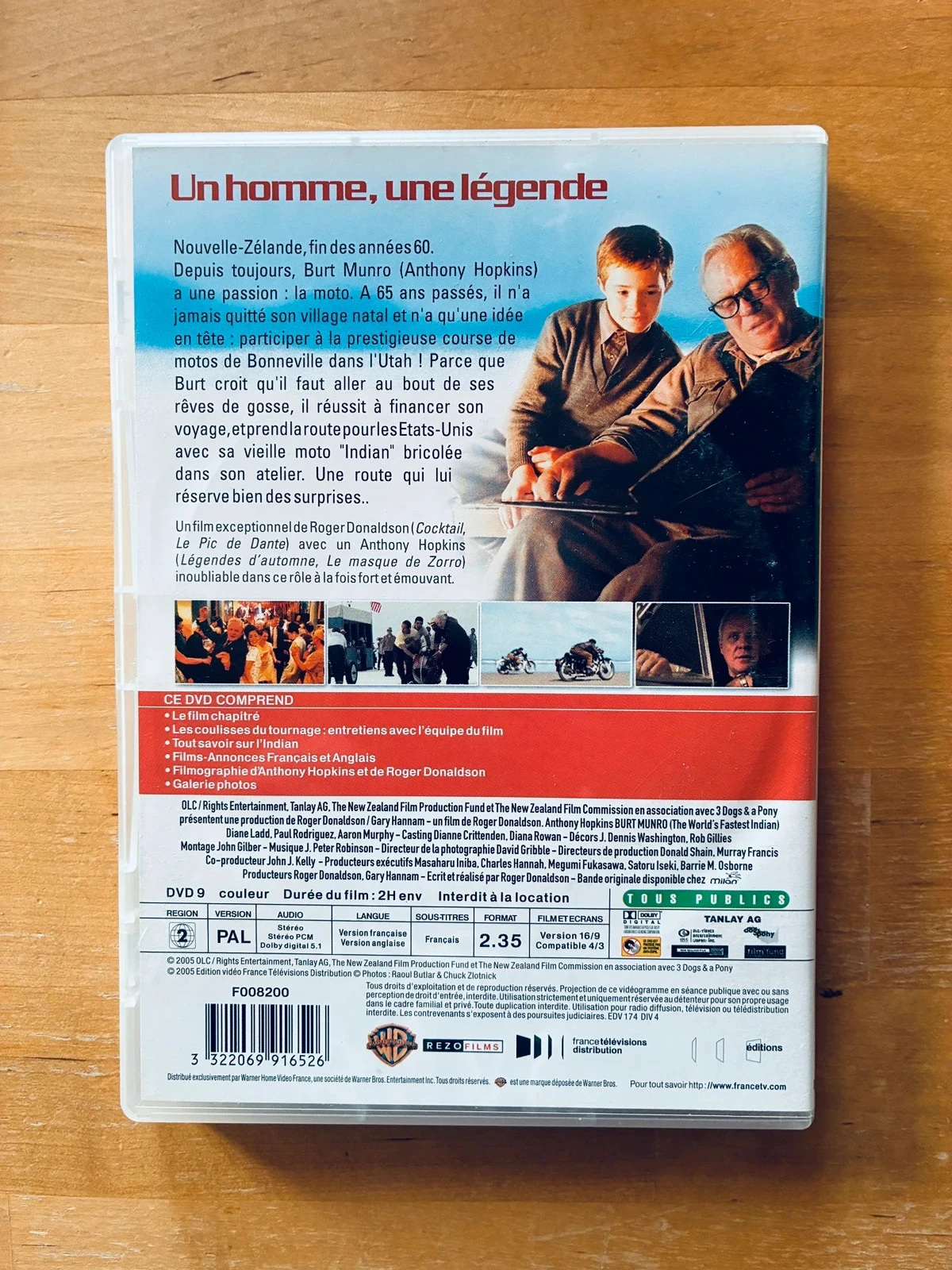 DVD Burt Munro Anthony Hopkins. – photo 3